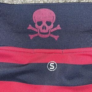 Stitch Bonesman Pink & Gray, White Blue Pirate Club Golf pocket polo shirt 2XL